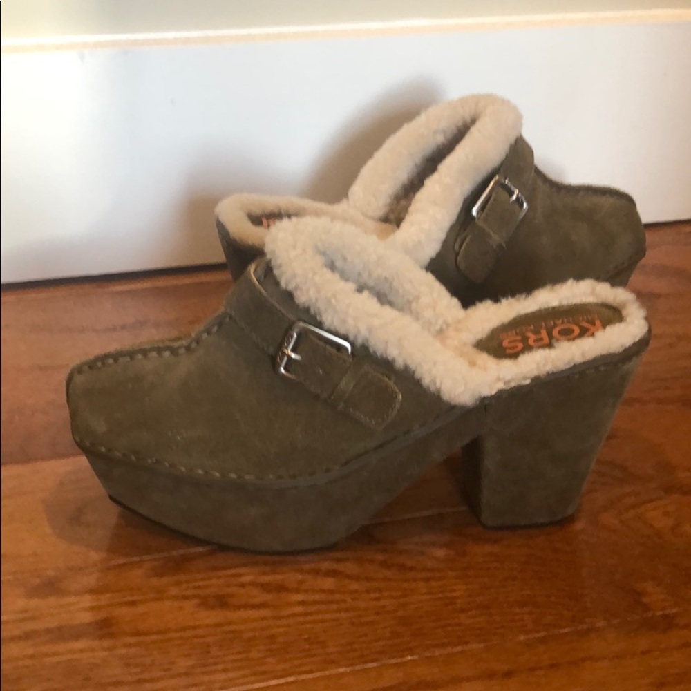 Michael Kors clogs.